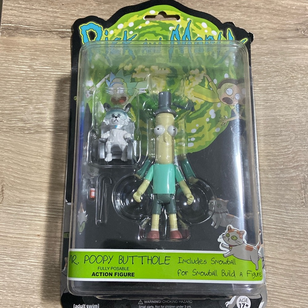 2017 Funko! Rick and Morty Series (Wave 1) Mr. Poopy Butthole Action Figure MIP